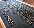 Placas de Bronze Fundido