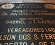 Placa em Bronze Fundido