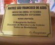 Placa de Inauguração em Latão