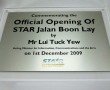 Placa de Inauguração