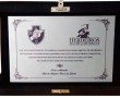 Placa de Homenagem em Alumínio