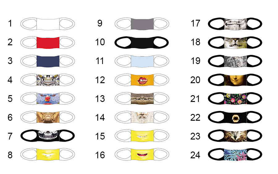 Estampas para Máscaras Personalizadas
